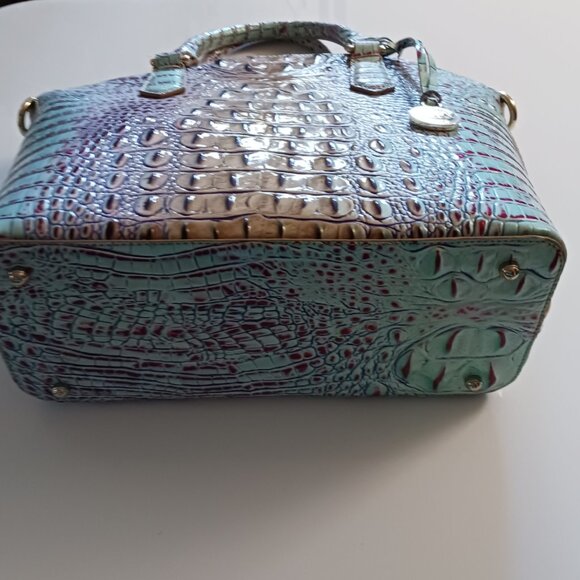 Brahmin Duxbury Satchel Seltzer Ombre Melbourne Bag Purse Handbag - Picture 4 of 13